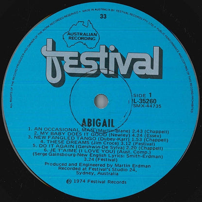 Abigail (13) : Abigail (LP, Album)