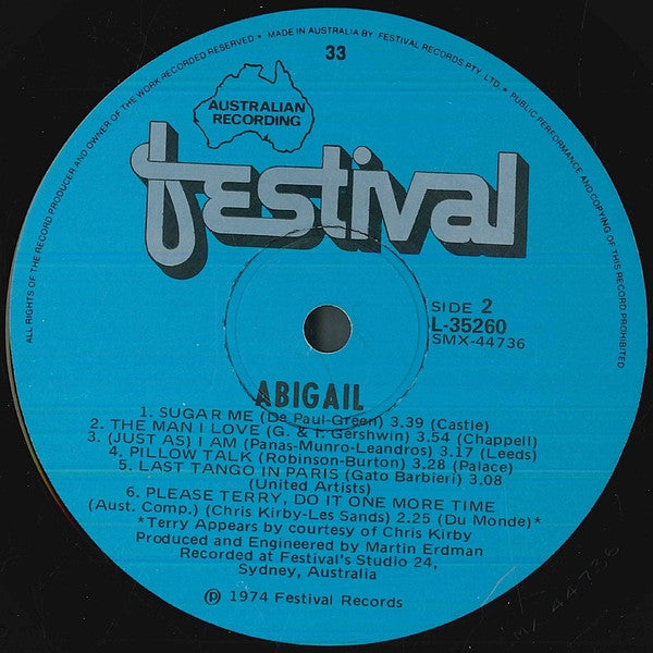 Abigail (13) : Abigail (LP, Album)