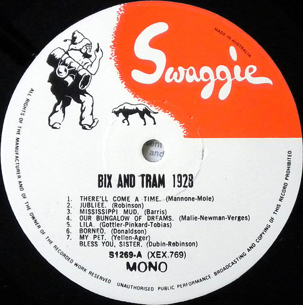 Bix Beiderbecke And Frankie Trumbauer* : Bix And Tram 1928 (LP, Comp, Mono)
