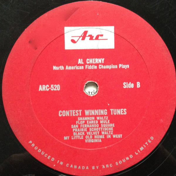 Al Cherny : North American Fiddle Champion Plays Contest Winning Tunes (LP, Mono)
