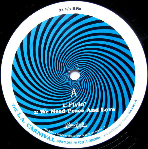 L.A. Carnival : Would Like To Pose A Question (2xLP)