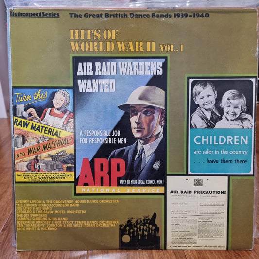 Various : Hits Of World War II Vol. 1 - The Great British Dance Bands 1939-1945 - Hits Of World War II (LP, Comp)