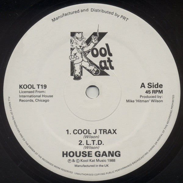The House Gang Featuring Mike "Hitman" Wilson & Mr. Lee : Hit Trax II (12")