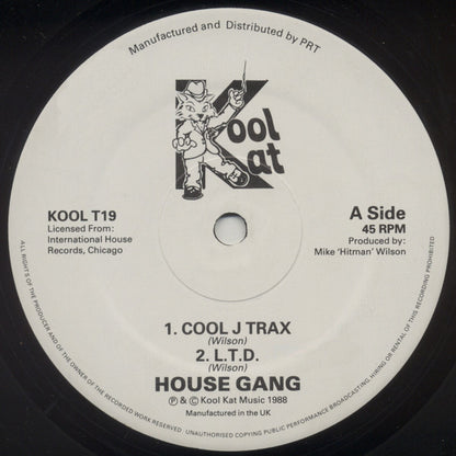 The House Gang Featuring Mike "Hitman" Wilson & Mr. Lee : Hit Trax II (12")