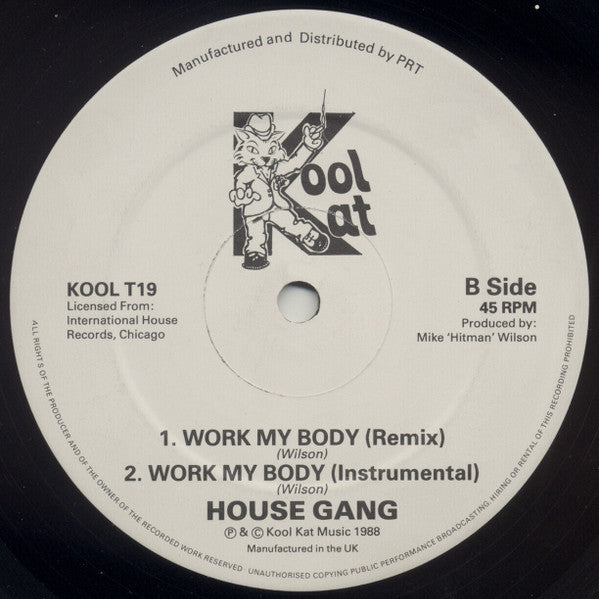 The House Gang Featuring Mike "Hitman" Wilson & Mr. Lee : Hit Trax II (12")