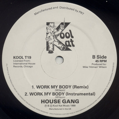The House Gang Featuring Mike "Hitman" Wilson & Mr. Lee : Hit Trax II (12")