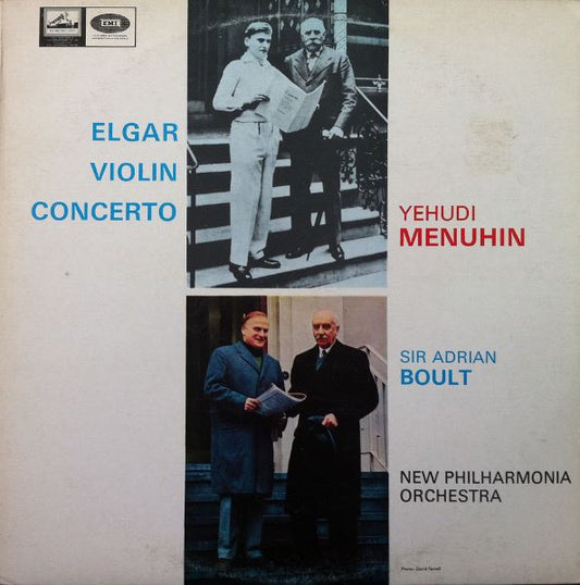 Sir Edward Elgar, Sir Adrian Boult, Yehudi Menuhin, New Philharmonia Orchestra : Violin Concerto In B Minor, Op. 61 (LP, Album)
