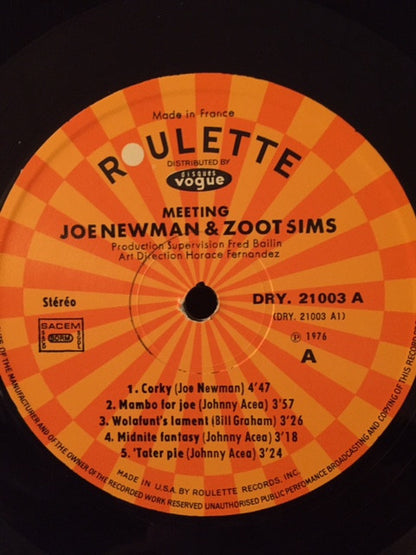 Joe Newman / Zoot Sims - Ray Draper / John Coltrane : "Meeting" (2xLP, Comp)