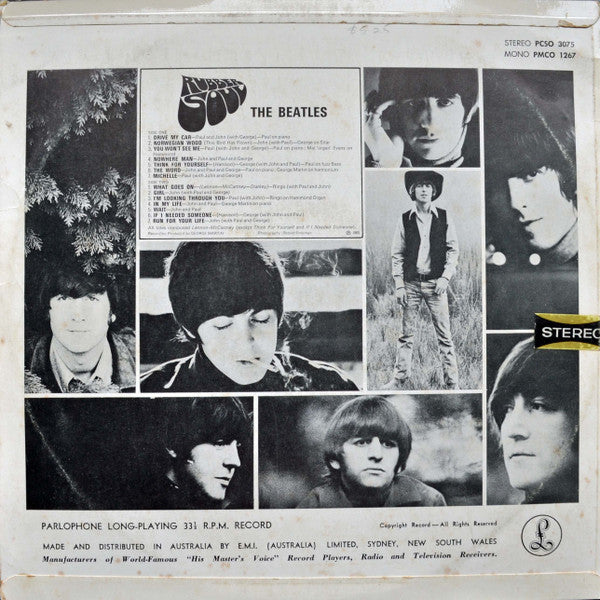 The Beatles : Rubber Soul (LP, Album)