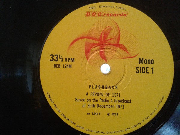 Unknown Artist : From The BBC Sound Library - Flashback A Review Of '71 (LP, Mono)