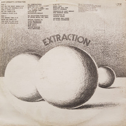 Gary Wright : Gary Wright's Extraction (LP, Album, RE)
