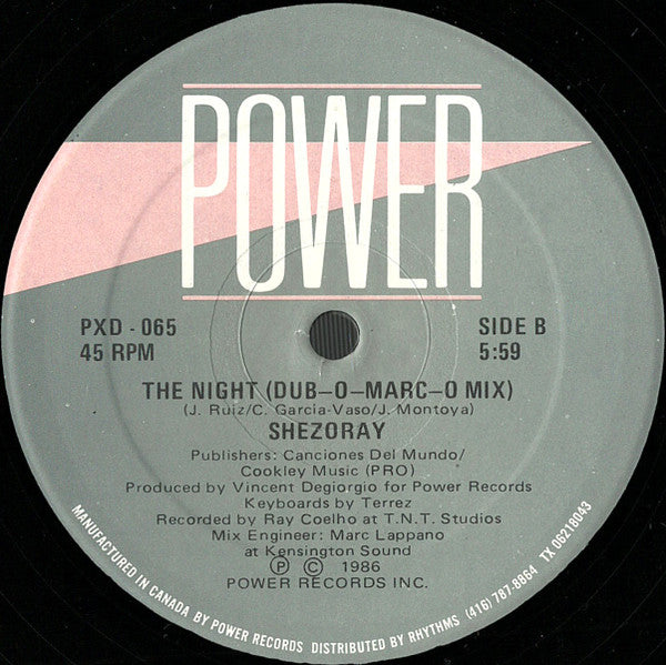 Shezoray : The Night (12")