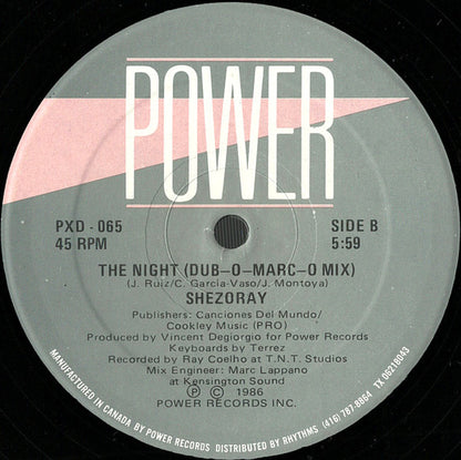 Shezoray : The Night (12")