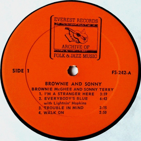 Sonny Terry & Brownie McGhee : Brownie & Sonny (LP, Album)