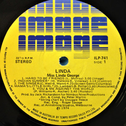 Linda George : Linda (LP, Album)