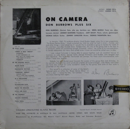 Don Burrows Plus Six : On Camera (LP, RE)