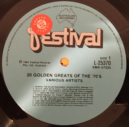 Various : 20 Golden Greats Of The 70's (LP, Comp)