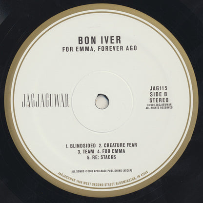 Bon Iver : For Emma, Forever Ago (LP, Album, RE)