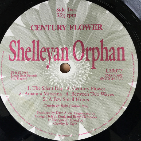 Shelleyan Orphan : Century Flower (LP, Album)