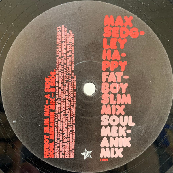 Max Sedgley : Happy (12")