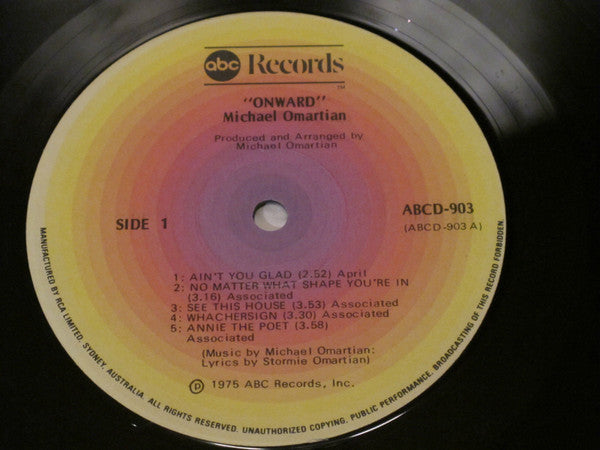 Michael Omartian : Onward (LP, Album)