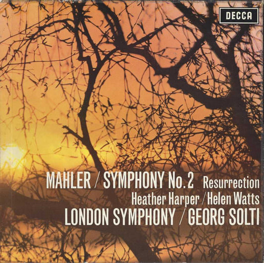 Gustav Mahler, Heather Harper, Helen Watts, London Symphony Orchestra, Georg Solti : Symphony No.2 Resurrection (2xLP + Box)