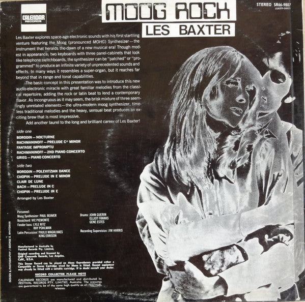 Les Baxter : Moog Rock (LP, Album)