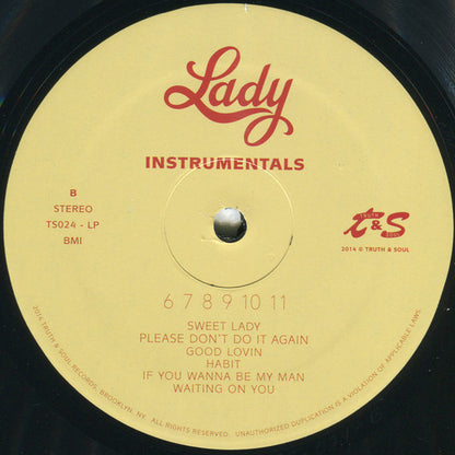 Lady (14) : Lady Instrumentals (LP, Album)