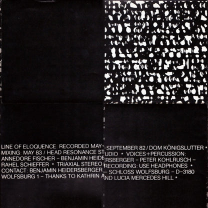 Head Resonance : Line Of Eloquence (LP, Album)