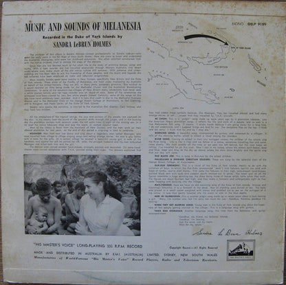 Various : Music And Sounds Of Melanesia Recorded In The Duke Of York Islands (LP, Album)