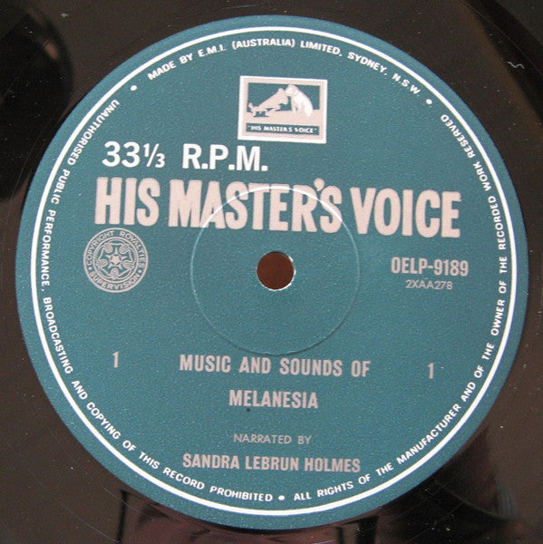 Various : Music And Sounds Of Melanesia Recorded In The Duke Of York Islands (LP, Album)