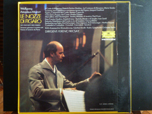 Wolfgang Amadeus Mozart, Irmgard Seefried, Maria Stader, Hertha Töpper, Dietrich Fischer-Dieskau, Renato Capecchi, Ivan Sardi with Radio-Symphonie-Orchester Berlin, Ferenc Fricsay : Le Nozze Di Figaro (3xLP, Box)