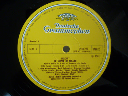 Wolfgang Amadeus Mozart, Irmgard Seefried, Maria Stader, Hertha Töpper, Dietrich Fischer-Dieskau, Renato Capecchi, Ivan Sardi with Radio-Symphonie-Orchester Berlin, Ferenc Fricsay : Le Nozze Di Figaro (3xLP, Box)