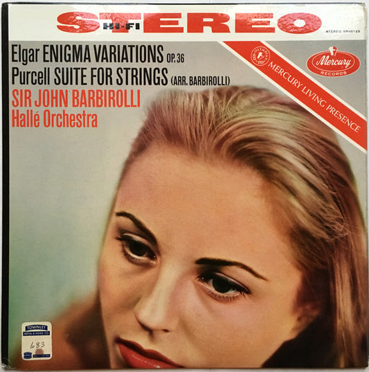 Sir Edward Elgar, Henry Purcell, Sir John Barbirolli, Hallé Orchestra : Enigma Variations Op. 36 / Suite For Strings (LP)