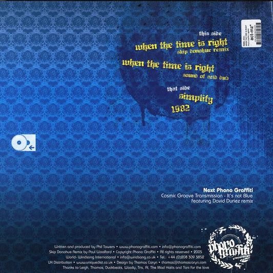 Rebel Sole : When The Time Is Right (12")