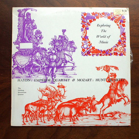 Joseph Haydn / Wolfgang Amadeus Mozart / The Salzburg Mozarteum Quartet* : Emperor Quartet / Hunt Quartet (LP)