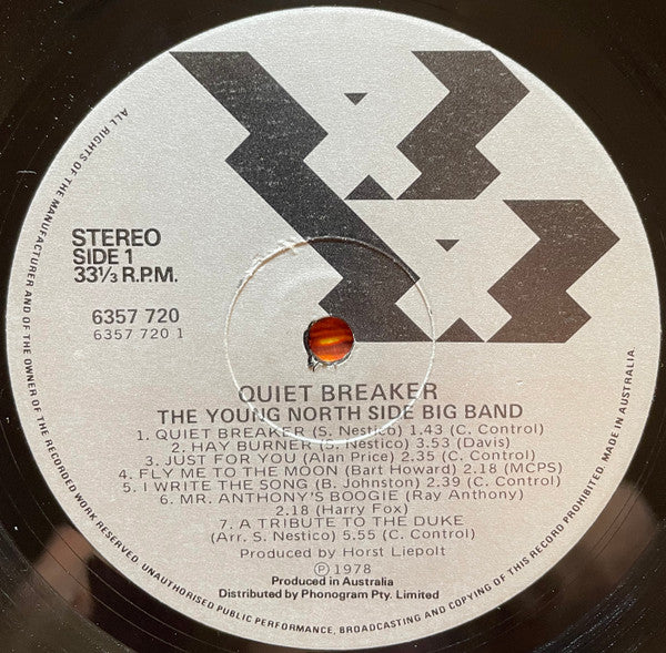 Young Northside Big Band : Quiet Breaker (LP, Album)