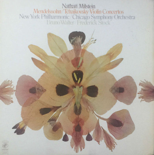 Nathan Milstein, Felix Mendelssohn-Bartholdy / Pyotr Ilyich Tchaikovsky, New York Philharmonic / Chicago Symphony Orchestra, Bruno Walter / Frederick Stock : Violin Concertos  (LP, Comp, Mono)