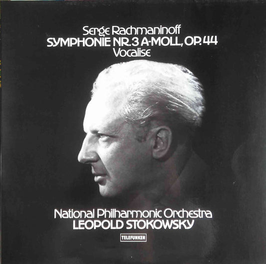 Sergei Vasilyevich Rachmaninoff - National Philharmonic Orchestra, Leopold Stokowski : Symphonie Nr.3 A-Moll, Op.44 / Vocalise (LP, Album, Gat)