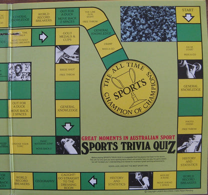 Various : Great Moments In Australian Sport (2xLP, Album, Gat)