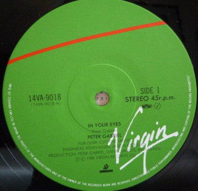 Peter Gabriel : In Your Eyes (12", Maxi)