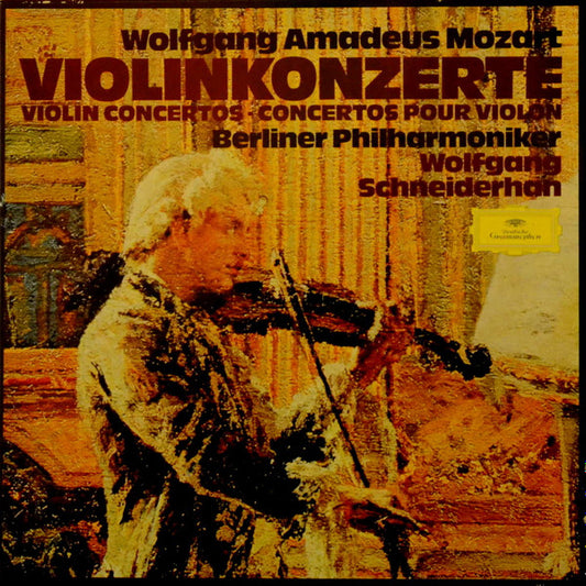 Wolfgang Amadeus Mozart, Wolfgang Schneiderhan, Berliner Philharmoniker : Violinkonzerte (3xLP, RE + Box)