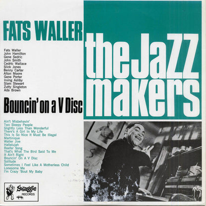 Fats Waller : Bouncin' On A V Disc (LP, Comp, Mono)
