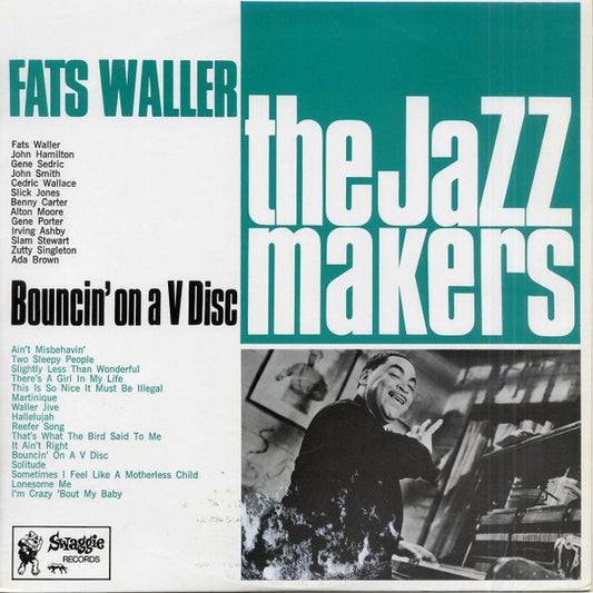 Fats Waller : Bouncin' On A V Disc (LP, Comp, Mono)