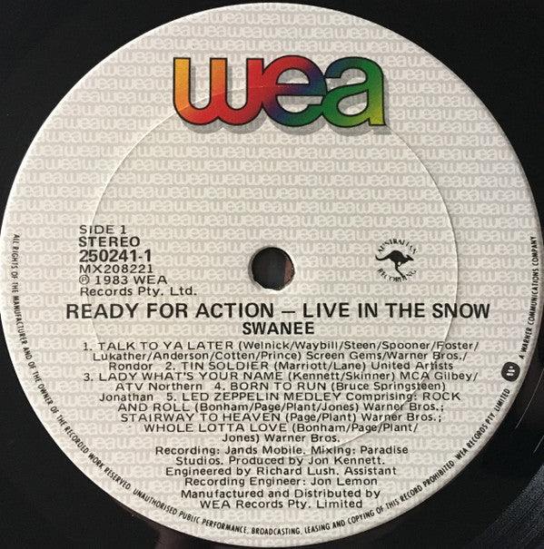 Swanee : Ready For Action! - Live In The Snow (LP)