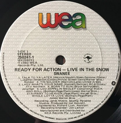 Swanee : Ready For Action! - Live In The Snow (LP)