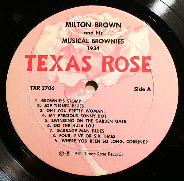 Milton Brown And His Brownies : 1934 (LP, Comp)