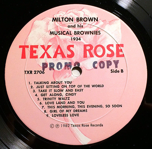 Milton Brown And His Brownies : 1934 (LP, Comp)