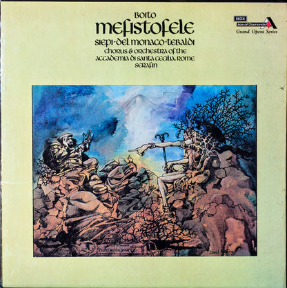 Arrigo Boito  -  Cesare Siepi, Mario del Monaco, Renata Tebaldi, Coro dell'Accademia Nazionale di Santa Cecilia  & Orchestra dell'Accademia Nazionale di Santa Cecilia, Tullio Serafin : Mefistofele (3xLP, Album, RE + Box)