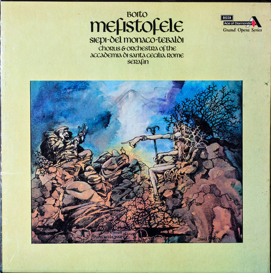 Arrigo Boito  -  Cesare Siepi, Mario del Monaco, Renata Tebaldi, Coro dell'Accademia Nazionale di Santa Cecilia  & Orchestra dell'Accademia Nazionale di Santa Cecilia, Tullio Serafin : Mefistofele (3xLP, Album, RE + Box)